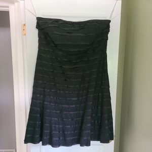 Belosie Strapless Tiered Lace Cocktail Dress